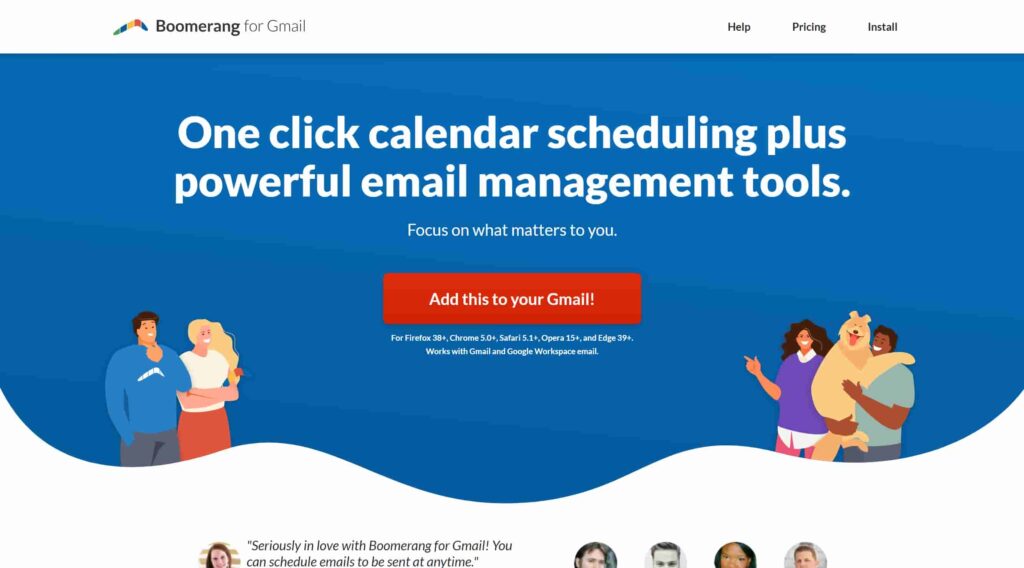 Boomerang is a adhd app for scheduling emails
